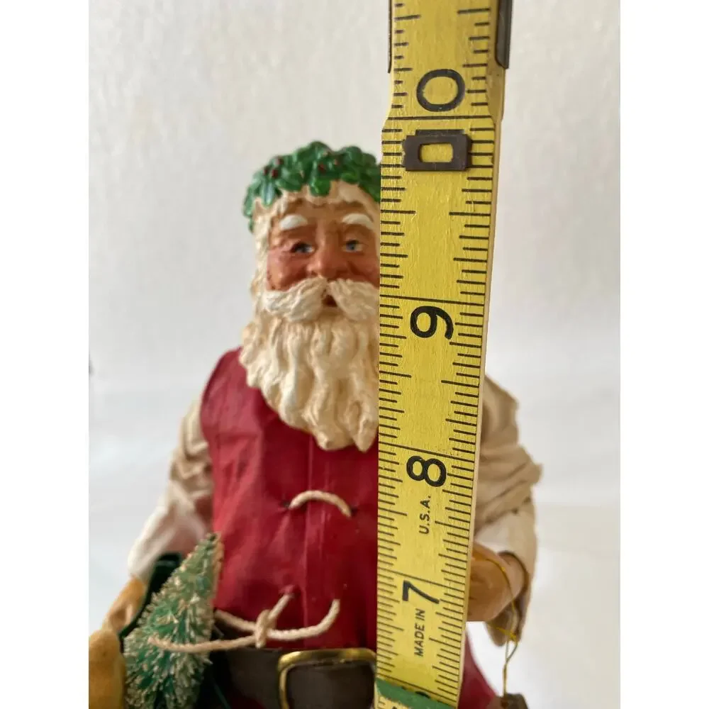 Possible Dreams Clothtique Santa figurine, likely from the Christmas Traditions